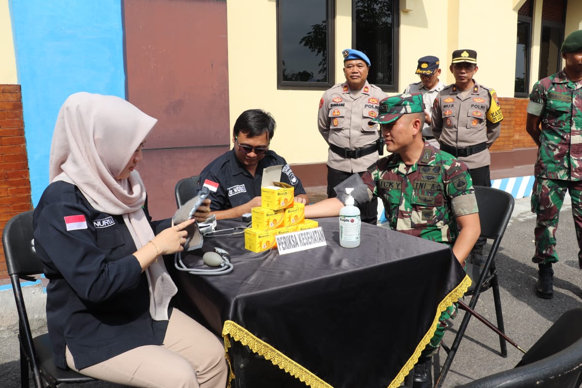 Waspadai Gangguan Jelang Nataru, Polres Sragen Pastikan Kondisi Fisik Petugas Prima