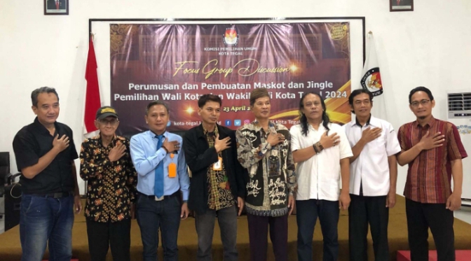 KPU Kota Tegal Rumuskan Maskot dan Jingle Pilkada 2024