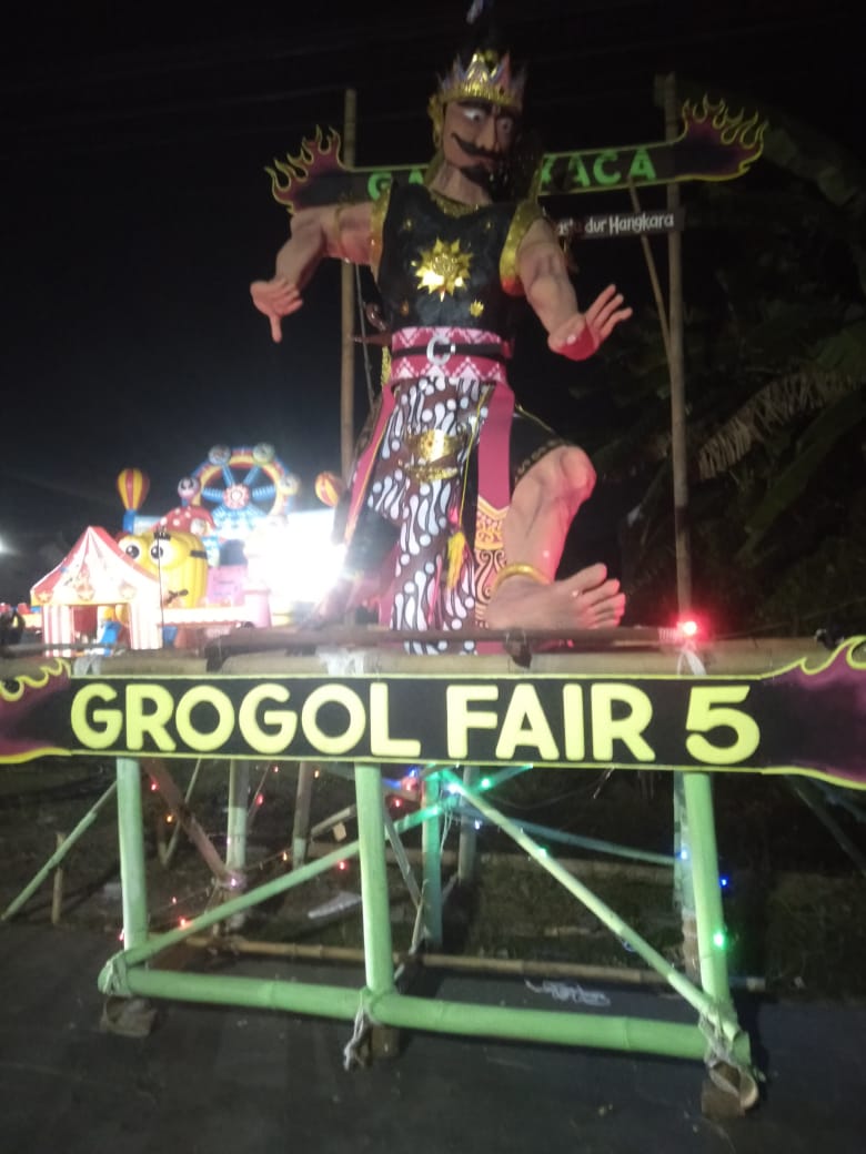 Grogol Fair 5 Tampilkan Icon Wayang Orang Gatot Kaca