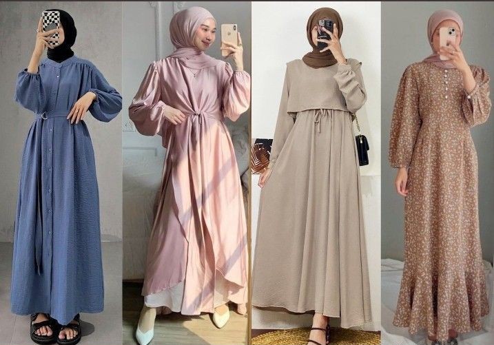 4 Rekomendasi Gamis Elegan untuk Lebaran 2024, Kaum Hawa Wajib Merapat 