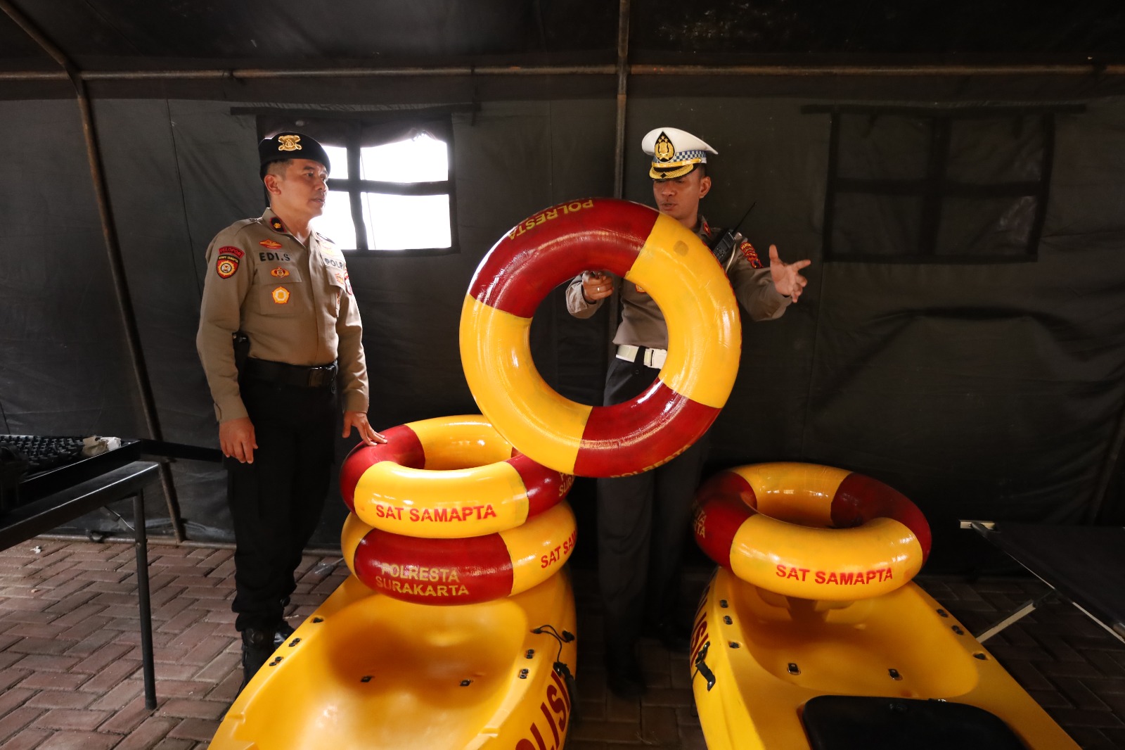 Jelang Nataru, Polresta Solo Intensifkan Pengecekan Sarpras Pengamanan