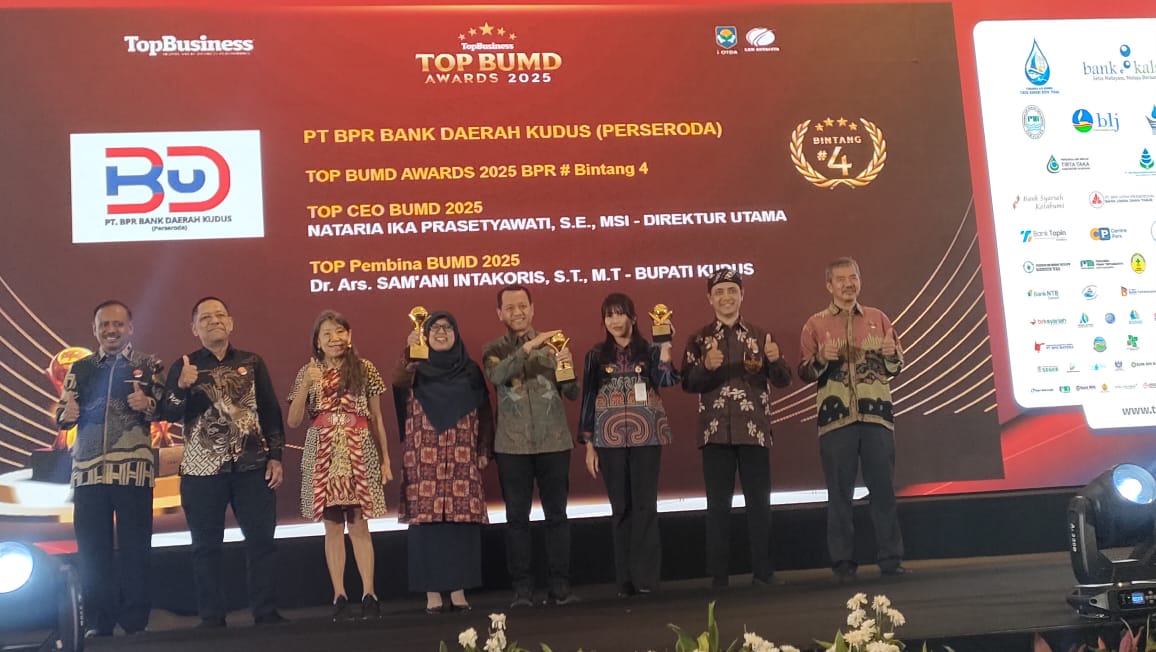 Borong TOP BUMD Awards 2025, Kudus Peroleh Tiga Penghargaan Prestisius