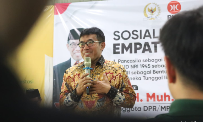 Muh Haris Tularkan Komitmen 4 Pilar MPR RI kepada Generasi Muda