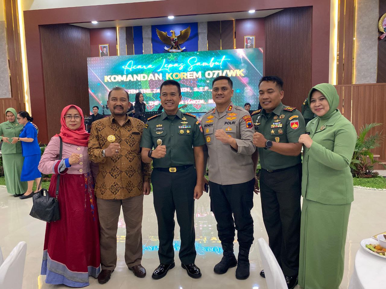 Sertijab Danrem 071 Wijayakusuma sebagai Wujud Sinergitas 