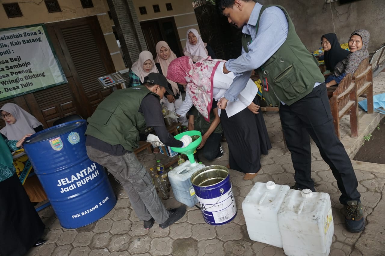PKK Batang Ubah Jelantah Jadi Rupiah, Ekspor Bareng PT GML