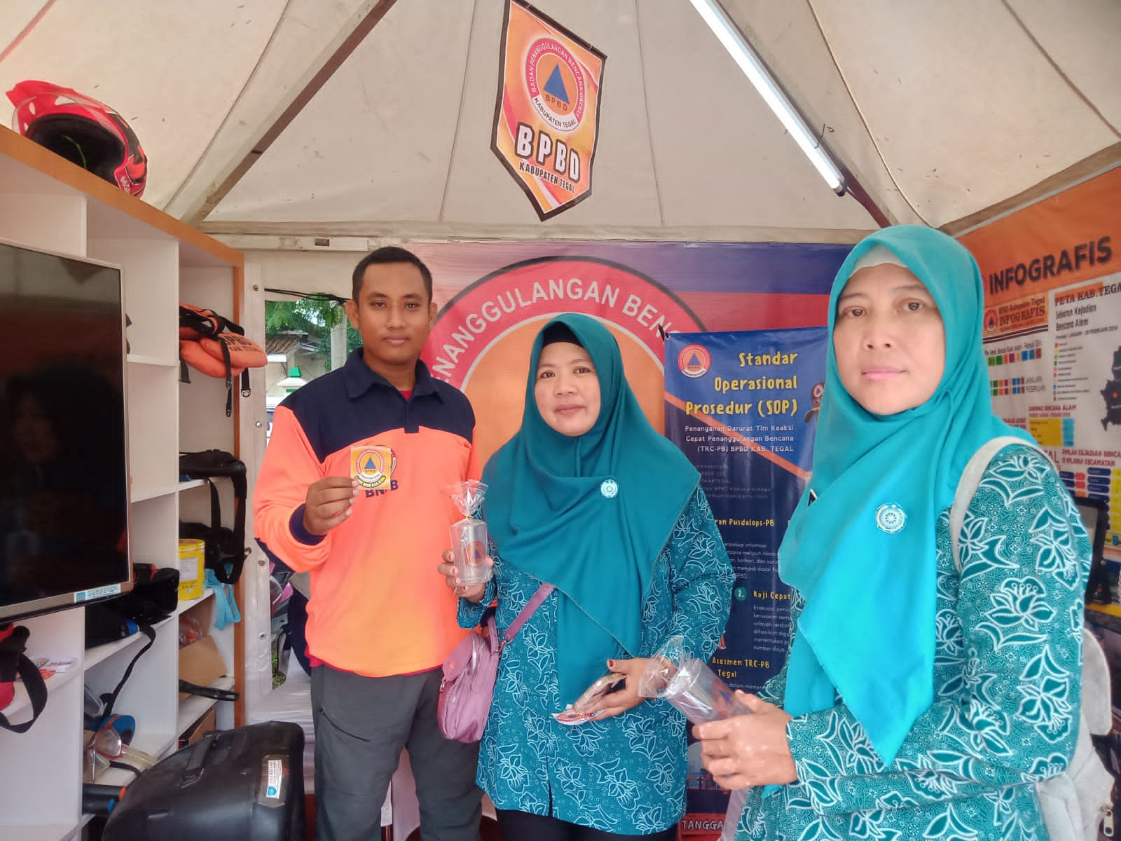 BPBD Kabupaten Tegal Edukasi Siaga Bencana di Slawi Ageng Expo 2024