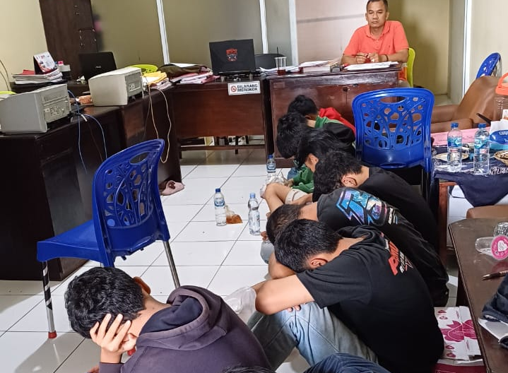 Sajam Diamankan dari 12 Remaja yang Hendak Serang SMP di Bandungan