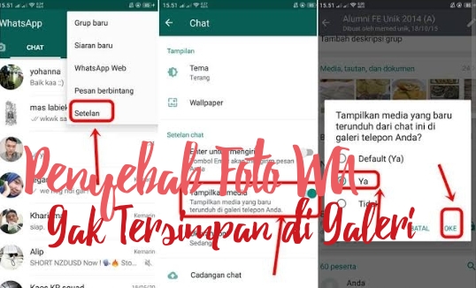 Pasti Anda Pernah Alami Kiriman Foto Whatsapp Gak Kesimpen di Galeri, Tahu Gak Penyebabnya?