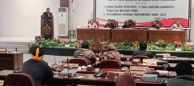 Fraksi di DPRD Kabupaten Pemalang Sampaikan Pendapat Akhir