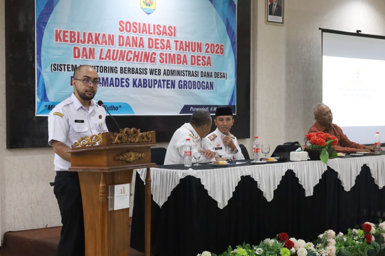 Perkuat Pengawasan Dana Desa, Pemkab Grobogan Luncurkan SIMBA DESA