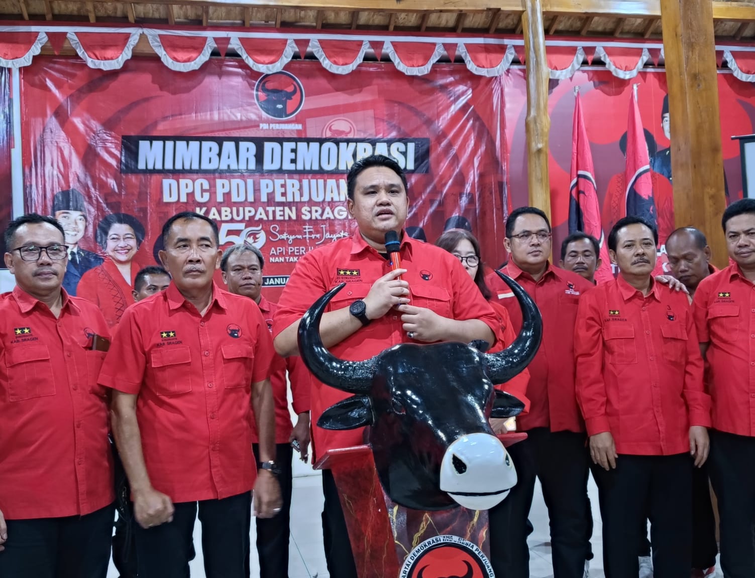 Untung Wibowo Sukawati Kembali Nahkodai PDIP Sragen