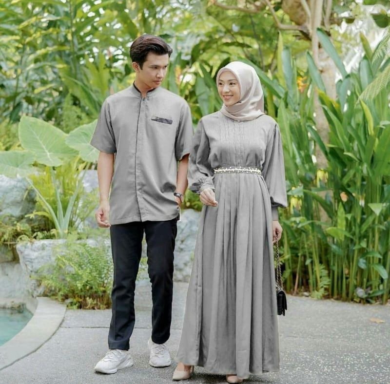 4 Inspirasi Gaya Pakaian Couple untuk Lebaran, Terkini ala Selebriti Ternama, Simak Berikut Ini