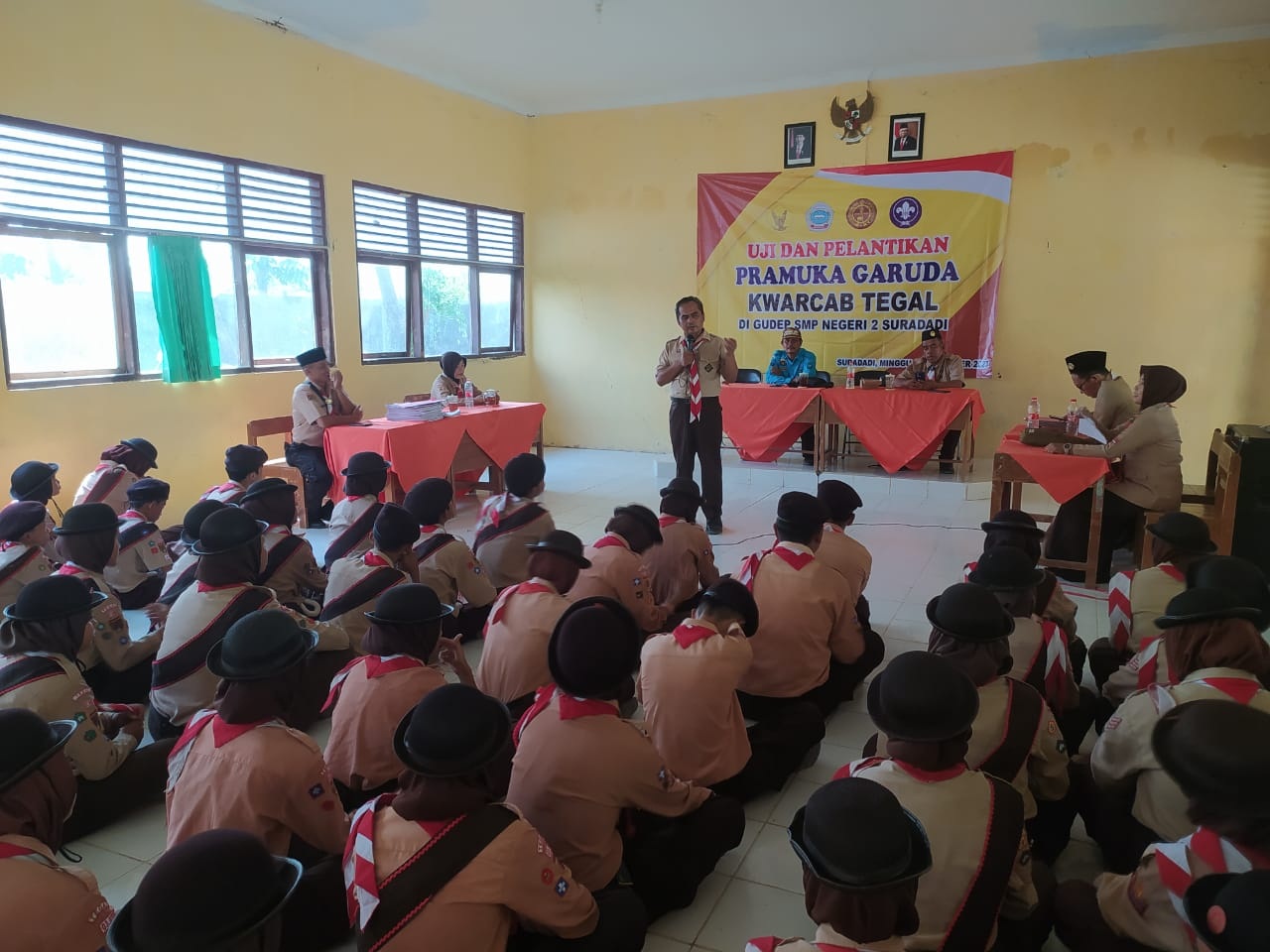 Gudep SMP Negeri 2 Suradadi Kabupaten Tegal Adakan Pramuka Garuda 