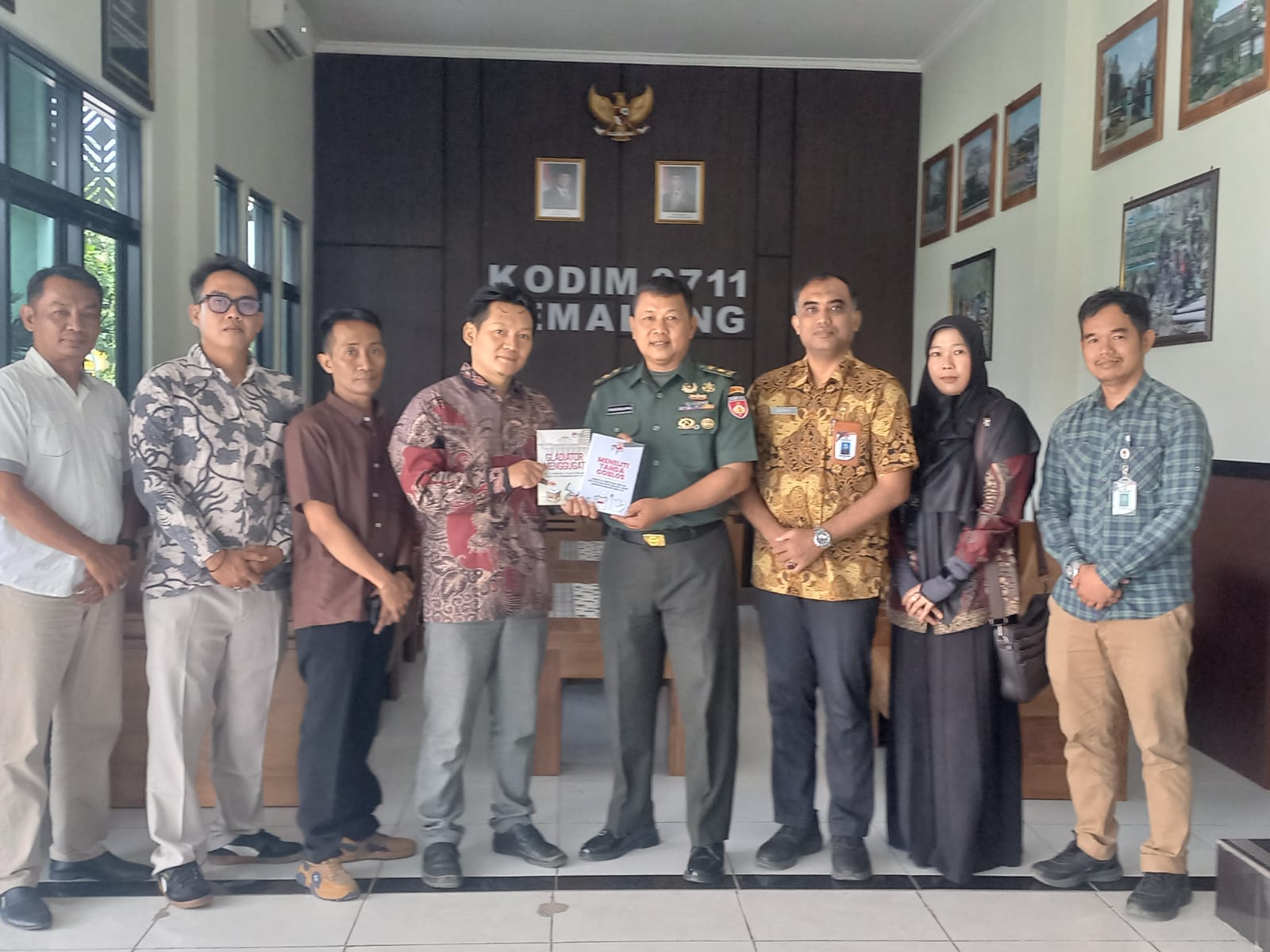 KPU Kunjungan Kerja di Kodim 0711 Pemalang, Perkuat Sinergi untuk Sukseskan Demokrasi