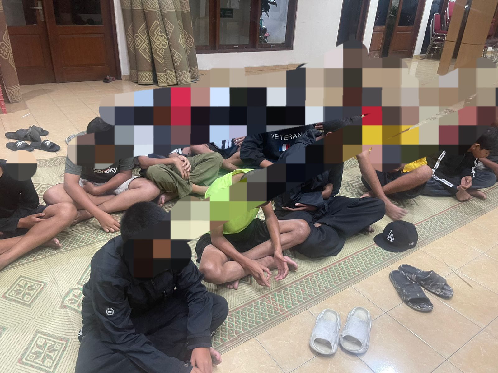 Polisi Amankan 17 Anak Usai Aksi Perang Sarung di Perbatasan Solo–Sukoharjo