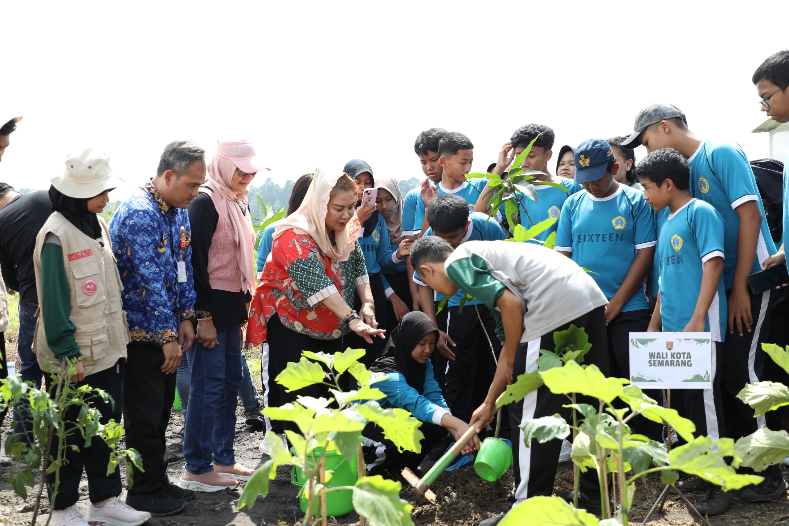 Dukung Swasembada Pangan, Pemkot Semarang Ajak Pelajar Kembangkan Pertanian Terpadu