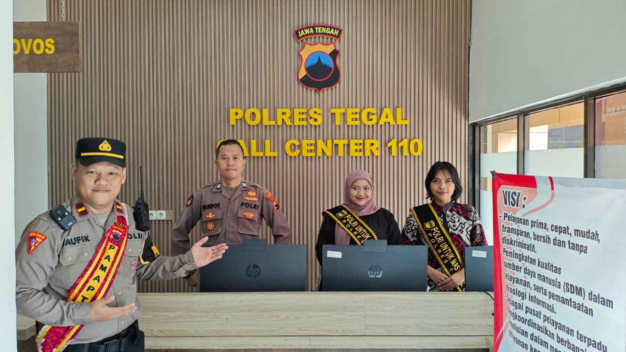 Suka Duka Pelayanan 110 Polres Tegal, Dedikasi Tanpa Batas dari Petugas di Balik Layar