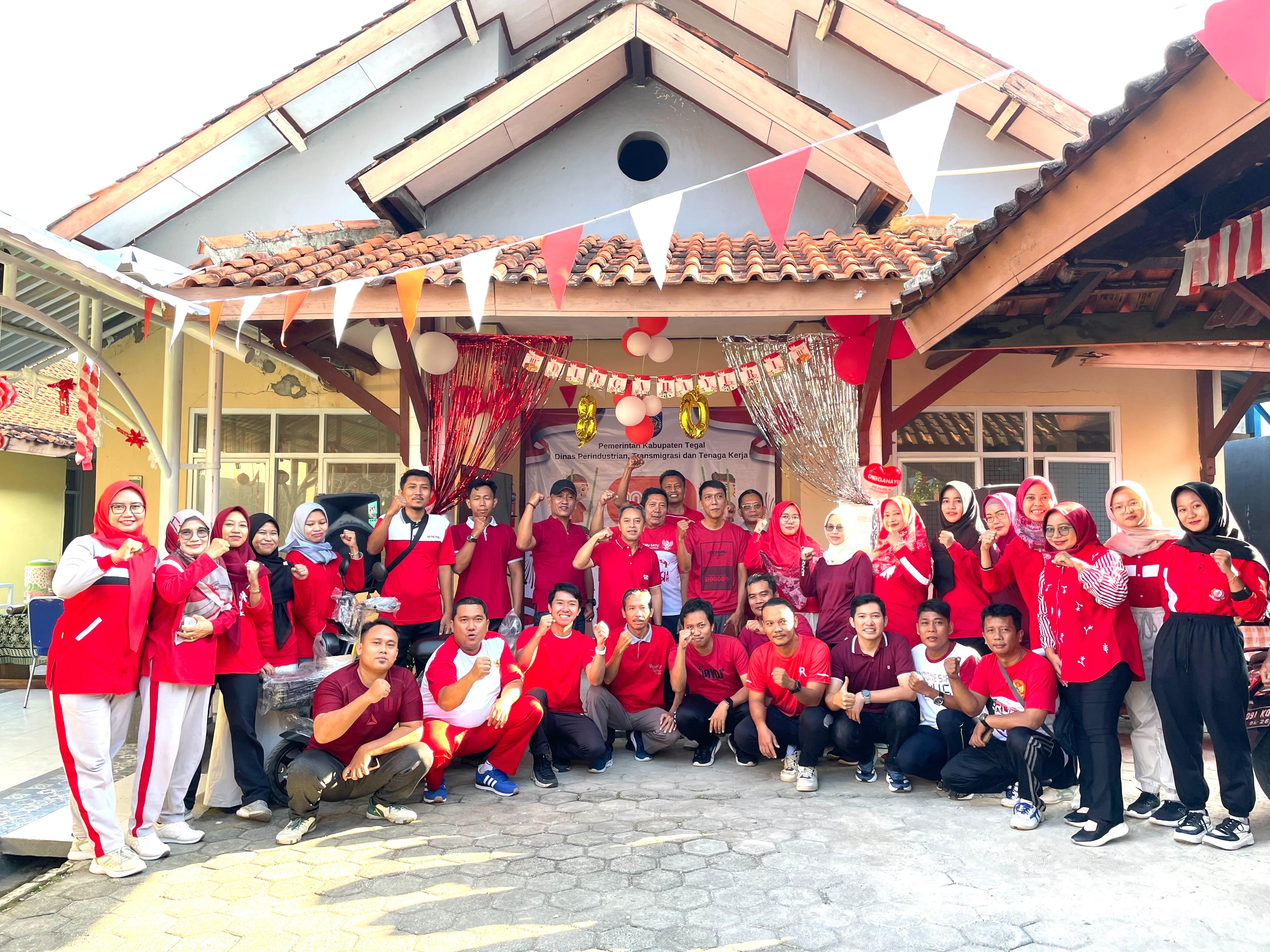 Dinas Perintransnaker Kabupaten Tegal Adakan Beragam Lomba Agustusan 