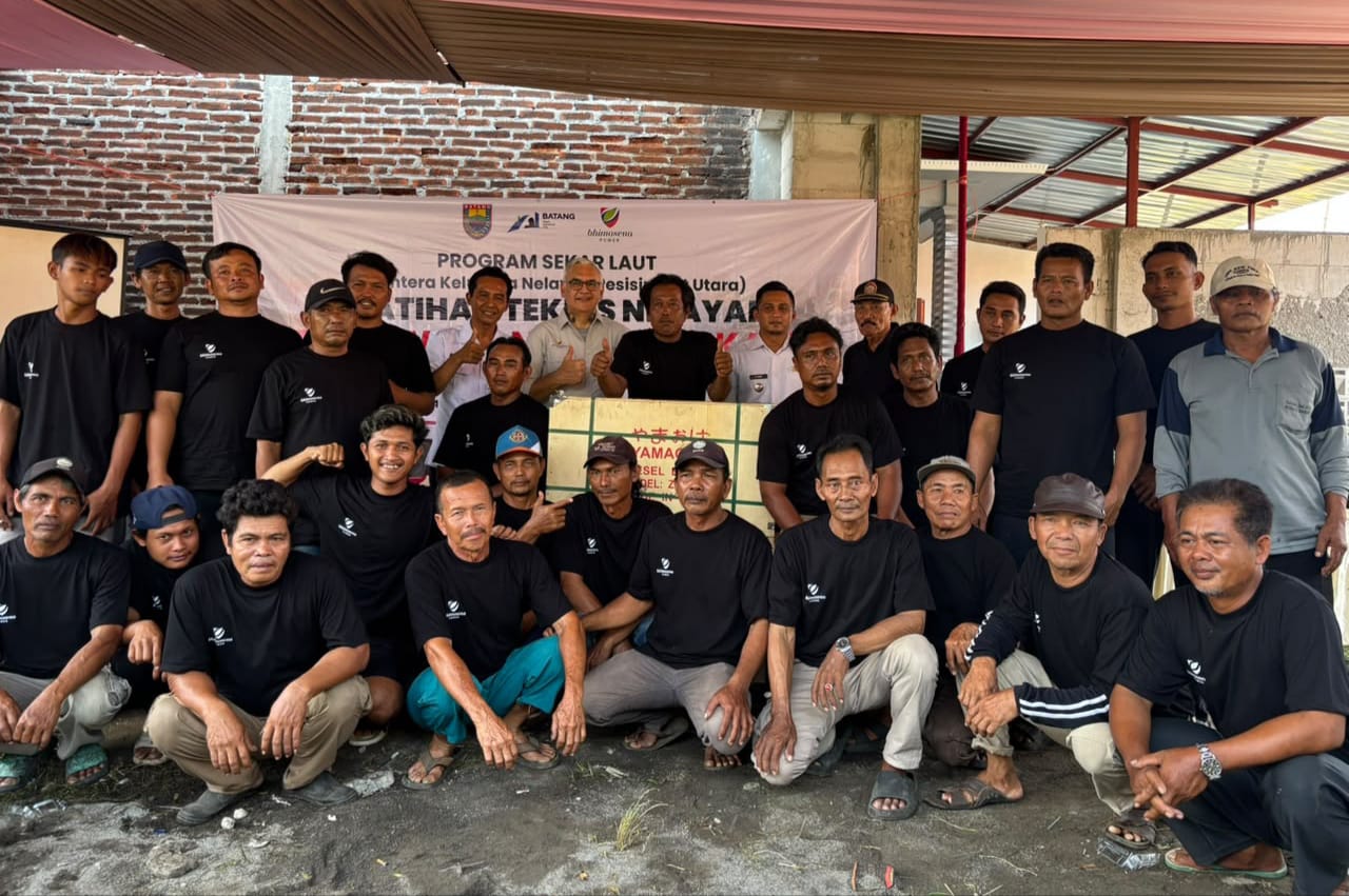 11 Mesin Kapal Baru dan Keterampilan Servis untuk Nelayan Roban Barat Batang