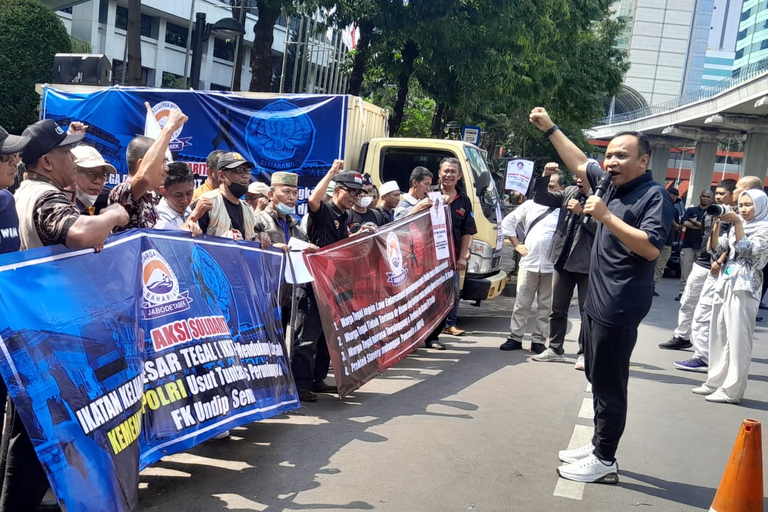 IKBT BA Gelar Aksi Solidaritas Usut Tuntas Kasus Kematian Aulia Risma