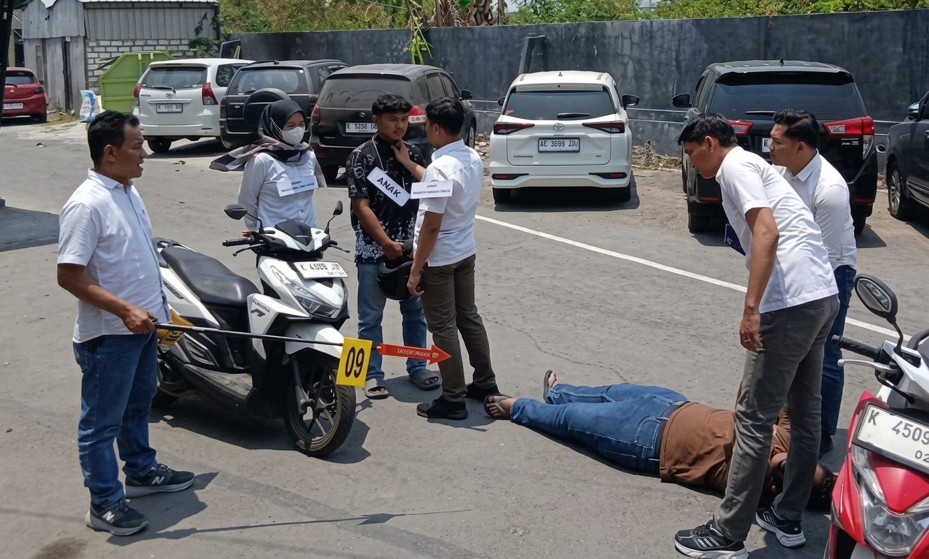 Rekonstruksi Penganiayaan Paman di Rembang: Pelaku Berstatus ABH, Tak Ditahan dan Dikenai Wajib Lapor