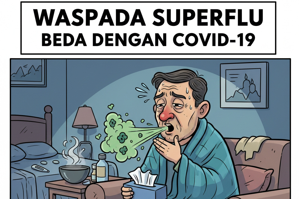 IDI Ungkap Fakta 'Superflu' yang Ramai Dibicarakan, Ini Bedanya dengan COVID-19