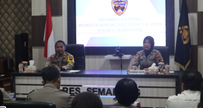 Penyerapan DIPA Polres Semarang Tahun 2024 sekitar 93 Persen