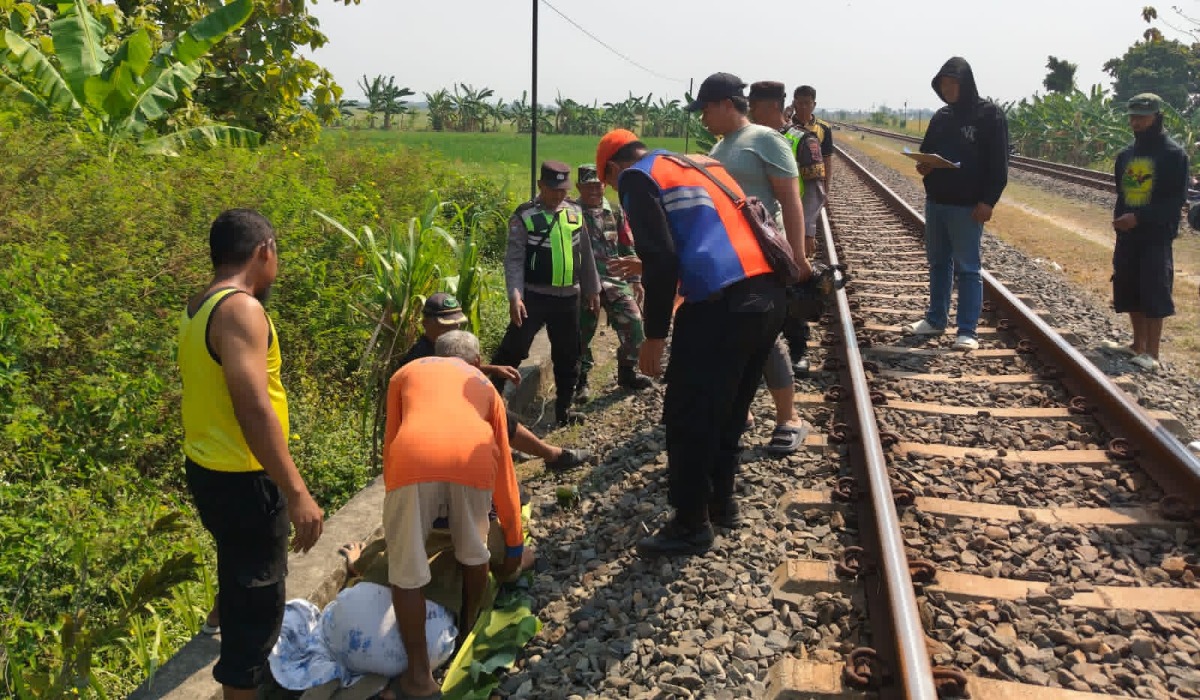 Pulang Ziarah, Seorang Lansia Ditemukan Tewas Tertemper Kereta Api di Kwaron Gubug