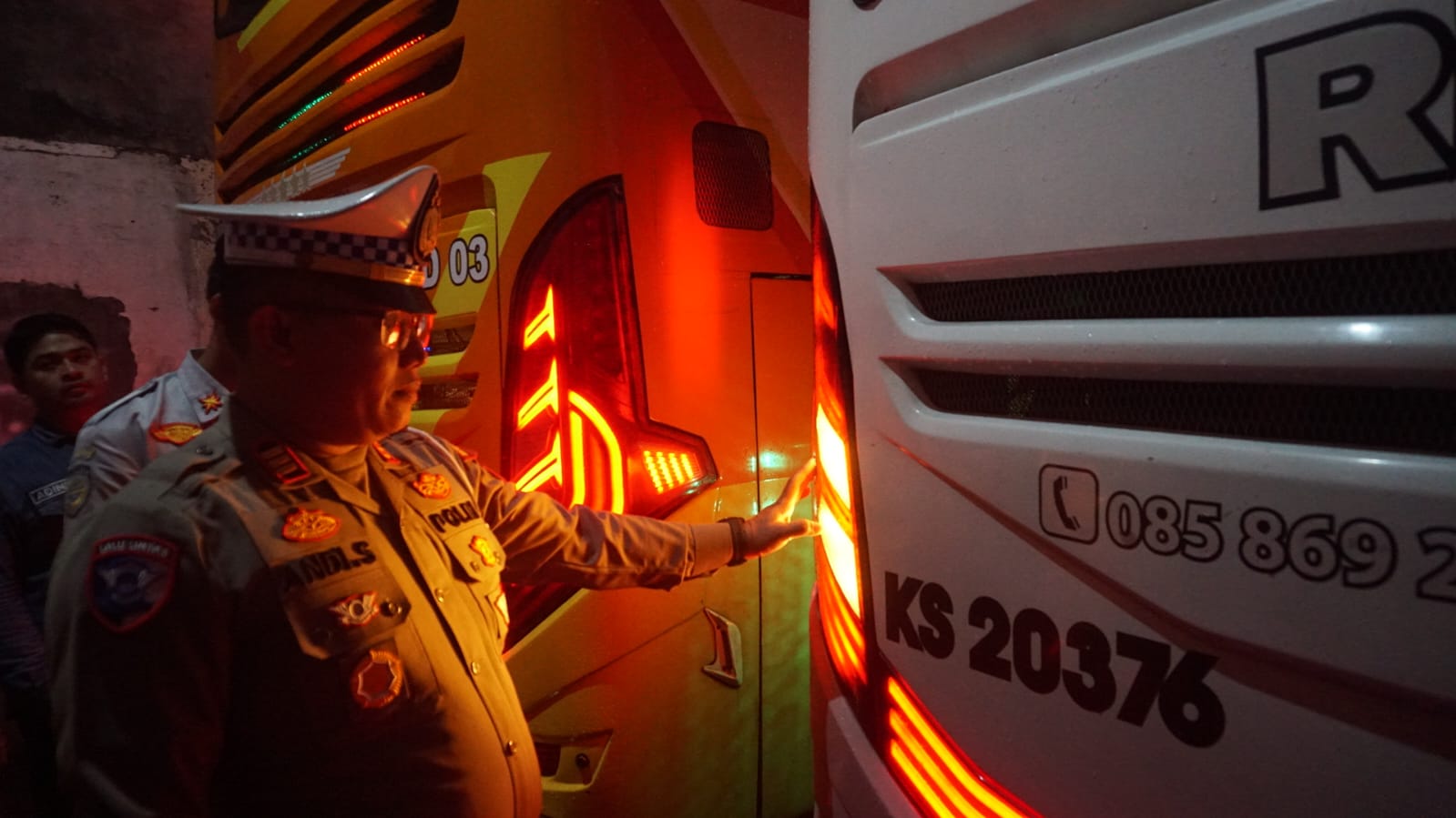 Jelang Lebaran 2026, Dishub Kota Pekalongan dan Satlantas Periksa 25 Bus di Empat PO