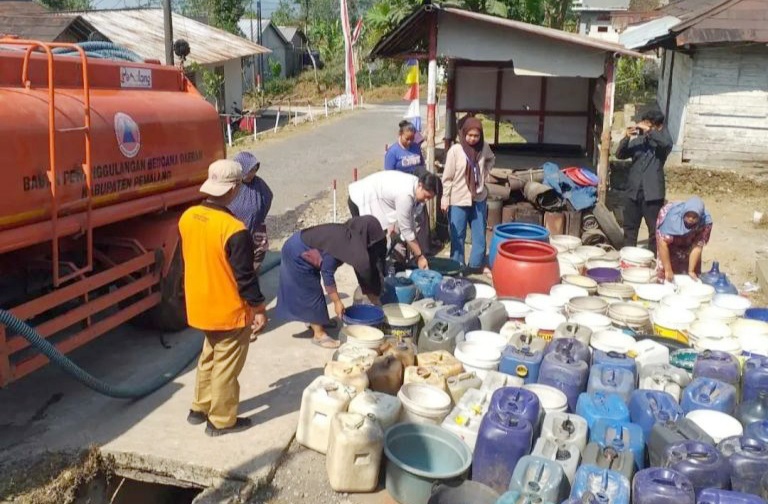 Wilayah Selatan Kabupaten Pemalang Mulai Kekurangan Air
