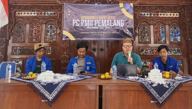 ‎PC PMII Kabupaten Pemalang Gelar Raker dan Upgrading ‎