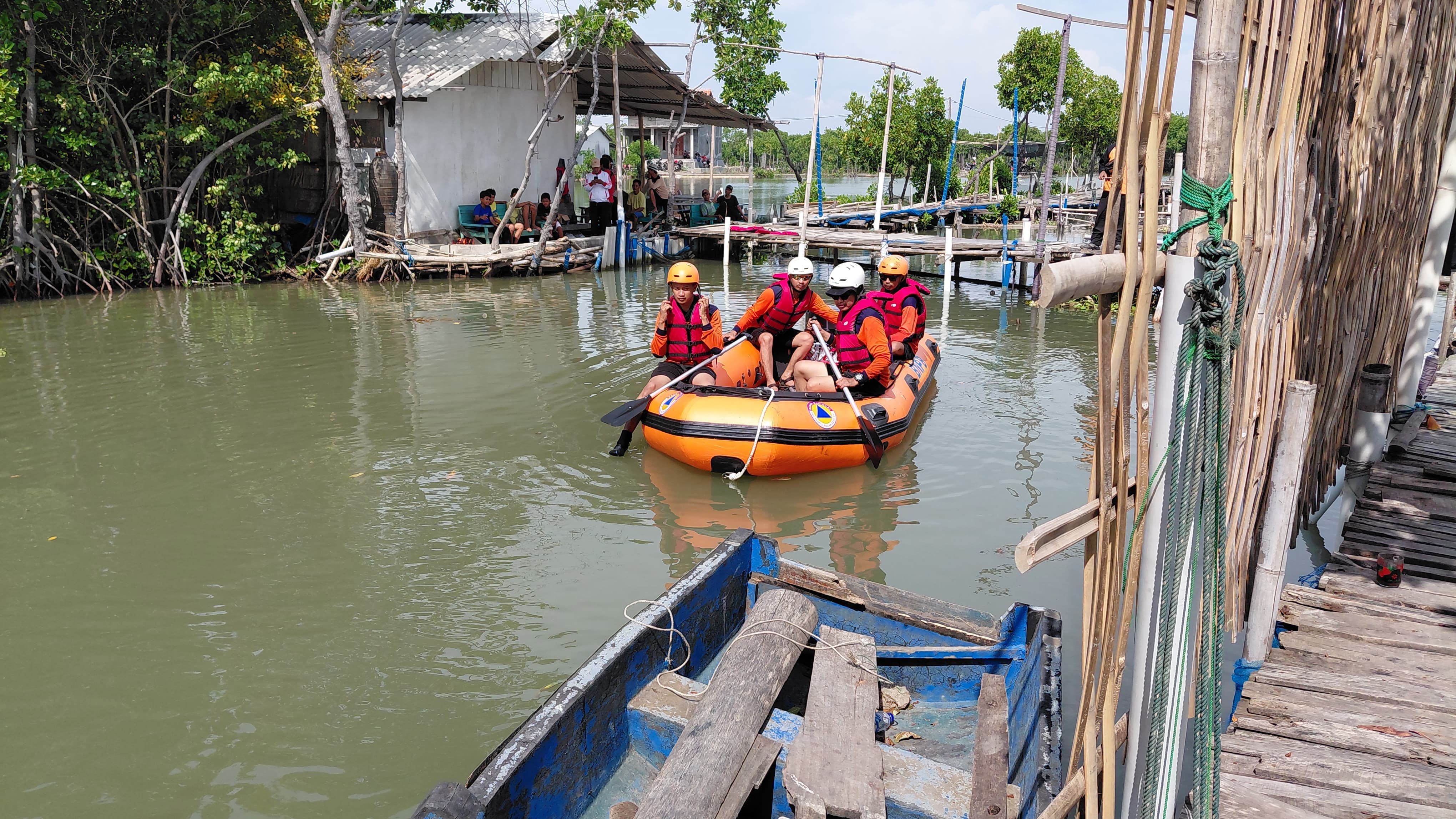 Hendak Ambil Kapal, Pemancing Hilang di Sungai Kaligangsa Kota Tegal