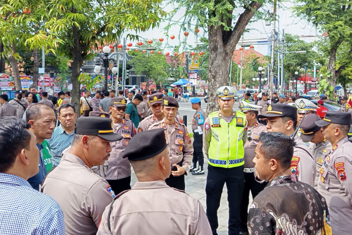 Polrestabes Semarang Kerahkan 1.045 Personel untuk Amankan Kedatangan Gubernur dan Wali Kota Semarang