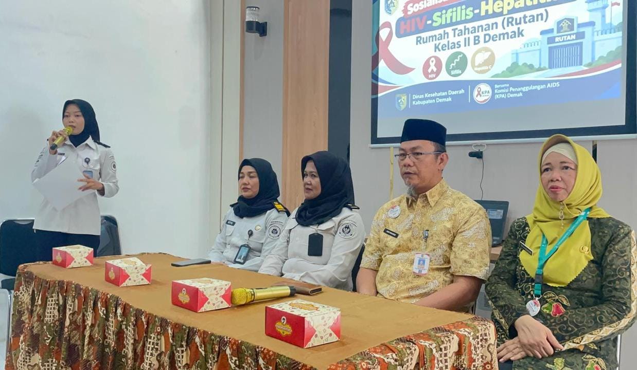 244 Warga Binaan Rutan Demak Jalani Tes Penyakit Menular, Dua Positif Sifilis