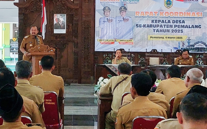 Bupati Pemalang Anom Widiyantoro: Kuatkan Sinergitas dan Tingkatkan  Kerjasama dengan Desa