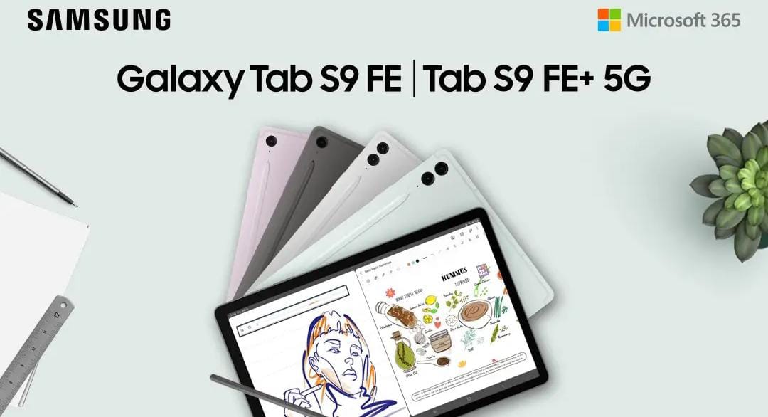 Perbedaan Galaxy Tab S9 FE vs S9 FE+ 5G