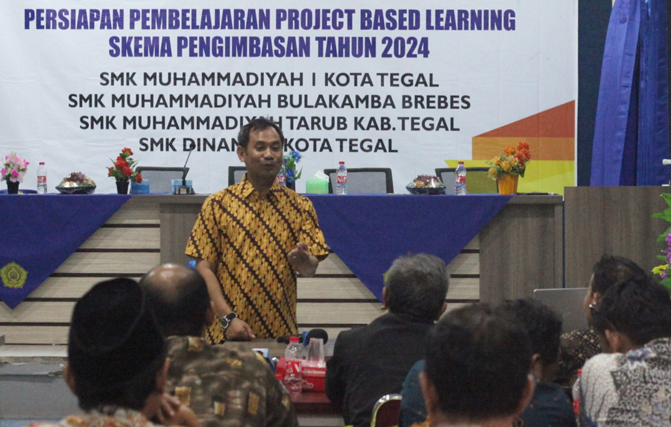 SMK Muhammadiyah 1 Kota Tegal Gelar Workshop Persiapan Pembelajaran Berbasis Proyek