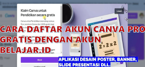 Cara Login Canva Melalui Akun Belajar ID