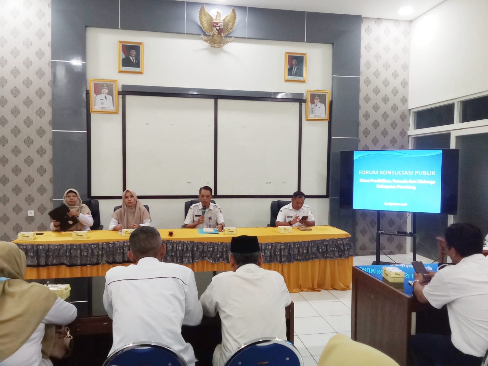 Tingkatkan Dunia Pendidikan, Dindikpora Pemalang Gelar Forum Konsultasi Publik