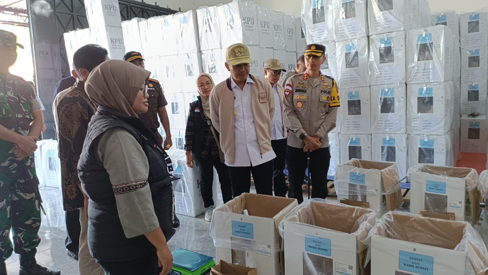 KPU Karanganyar Pastikan Gudang Penyimpanan Logistik Pilkada 2024 Aman dari Bencana