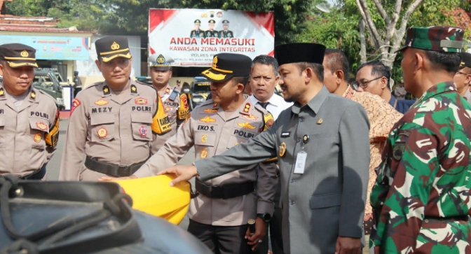 Polres Pemalang Gelar Pasukan Operasi Ketupat Candi 2025