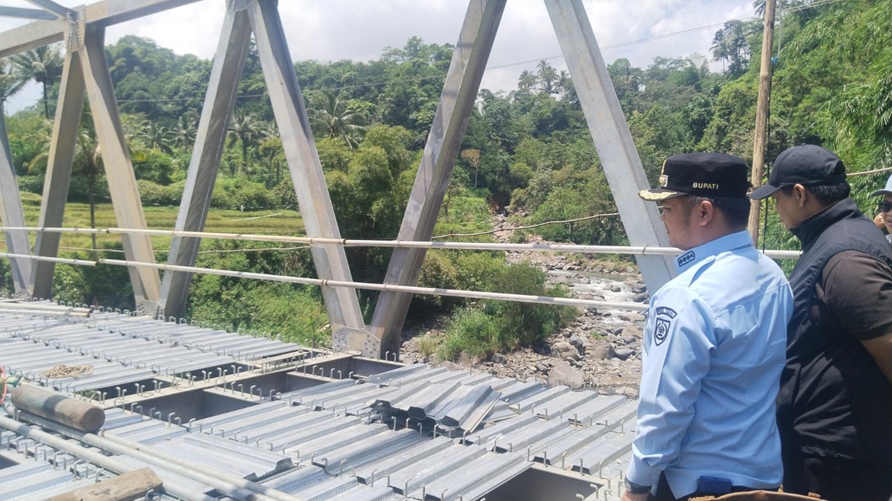 Banyak Insiden, Proyek Jembatan Kalierang Tegal Akhirnya Hampir Selesai