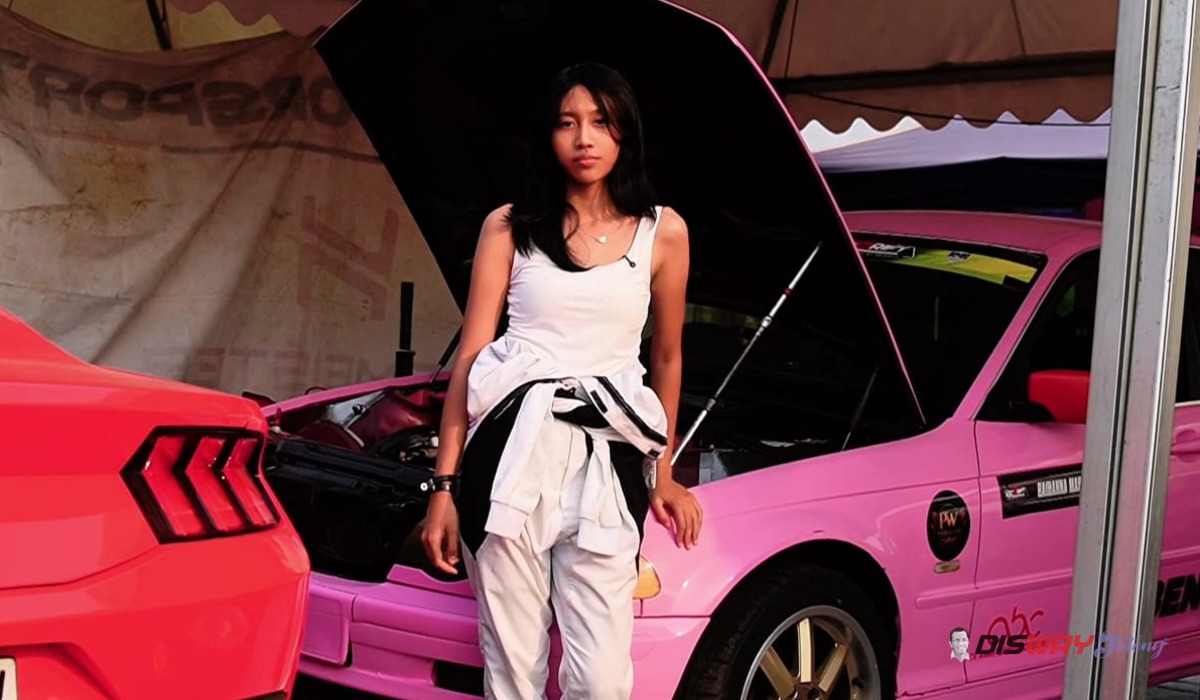 Usia 17 Tahun, Siswi Temanggung Raihana Debut di Kejurnas Drifting