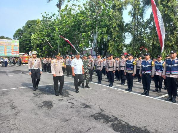 Pengamanan Jelang Idul Fitri 1446 H, Polres Grobogan Siagakan 456 Personel di Tujuh Pos Pelayanan