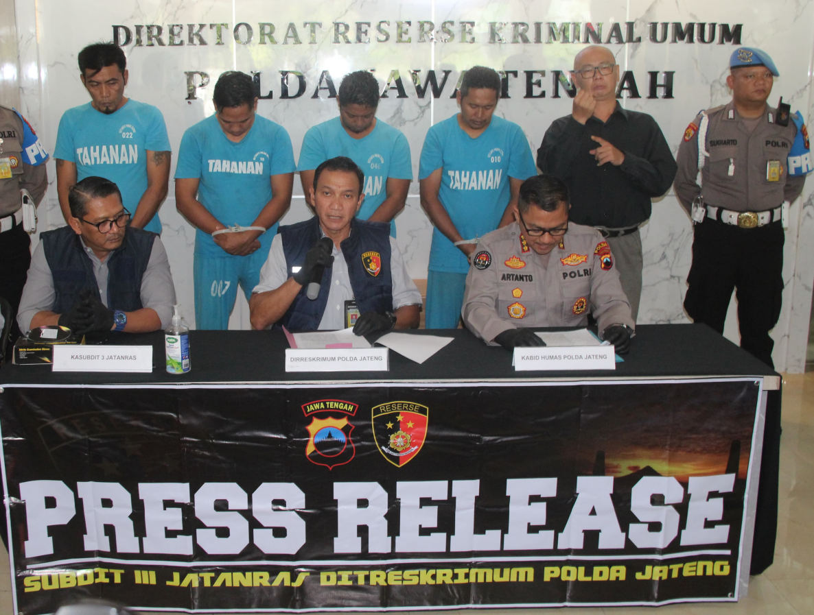 Berkedok Ormas, Enam Pelaku Premanisme Diamankan Polda Jateng dalam Operasi Aman Candi 2025