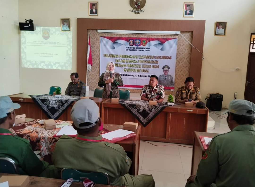 Pengamanan TPS Pilkada di Kabupaten Tegal Diharapkan dari Satlinmas Inti Desa