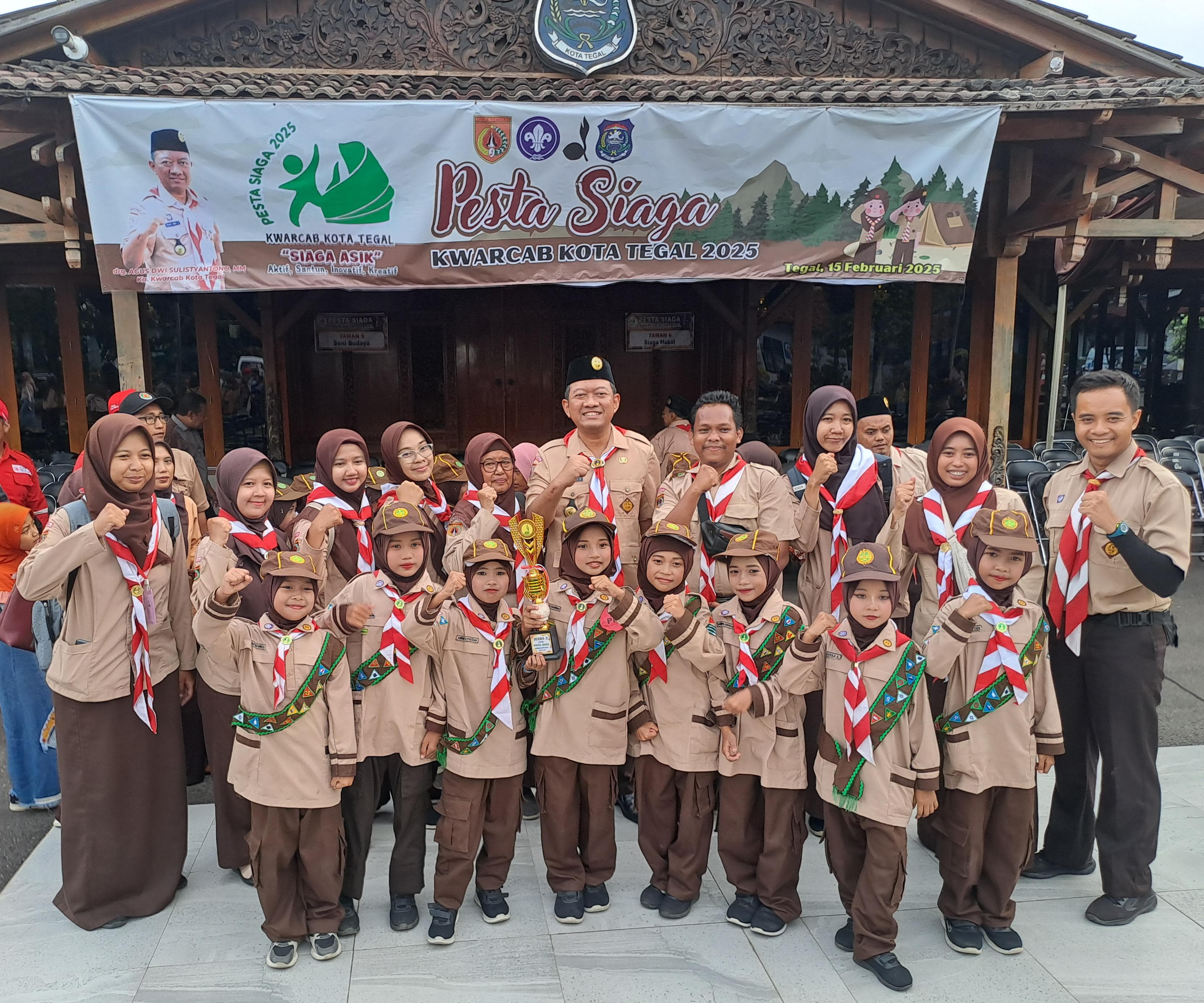 SDN Panggung 12 Tegal Raih Juara 2 Lomba Pesta Siaga Putri Tingkat Kota Tegal 