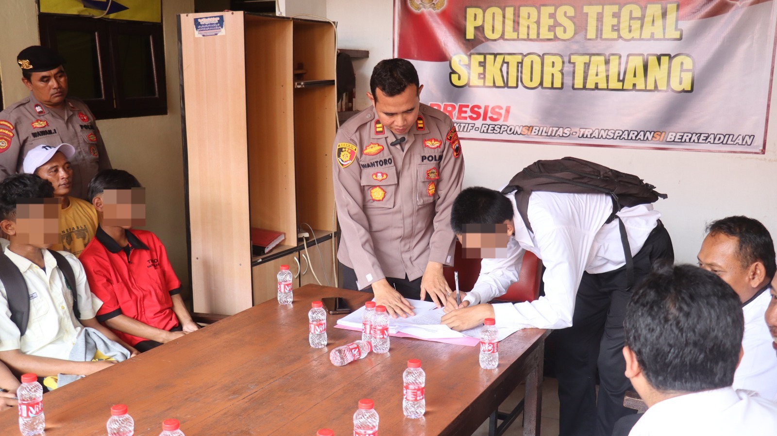 Video Tawuran Viral, Polsek Talang Fasilitasi Perdamaian