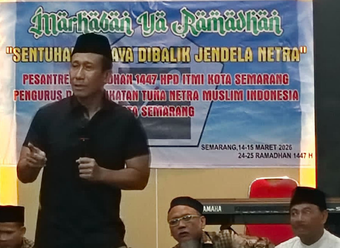 Pesantren Ramadan ITMI Semarang Diikuti 120 Tunanetra, Belajar Al-Qur’an Braille dan Keterampilan Pijat