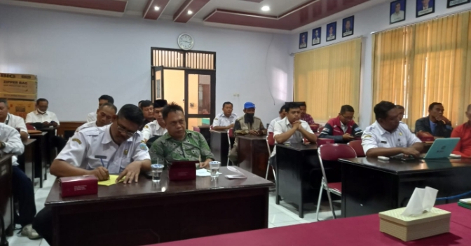 Dinas Permades Kabupaten Tegal Bahas Mekanisme  Pencetakan kartu Suara Pilkades secara Serentak 